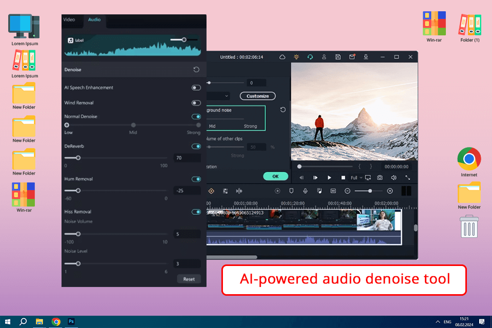 filmora 12 interface