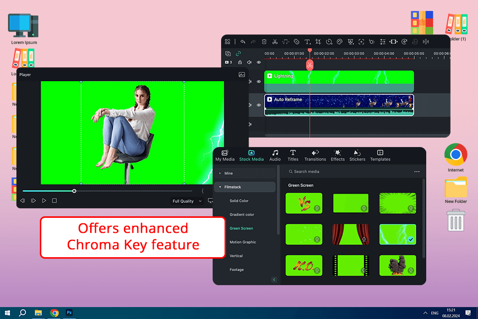 filmora 9 interface