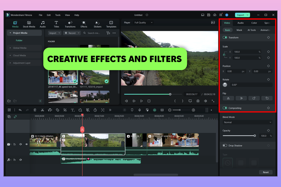 filmora biteable alternative interface