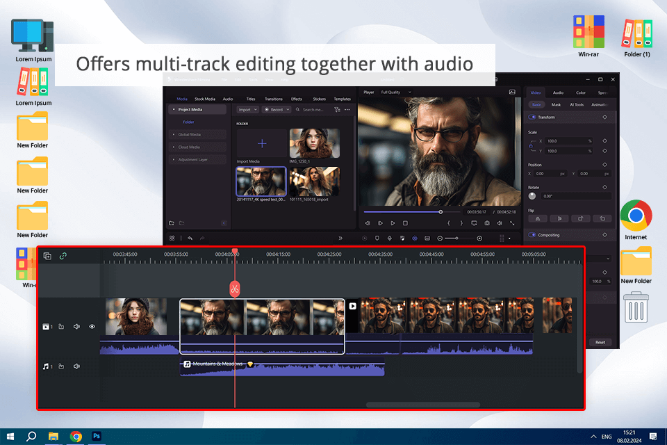 filmora for windows screen