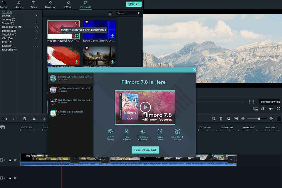 بديل filmora Invideo