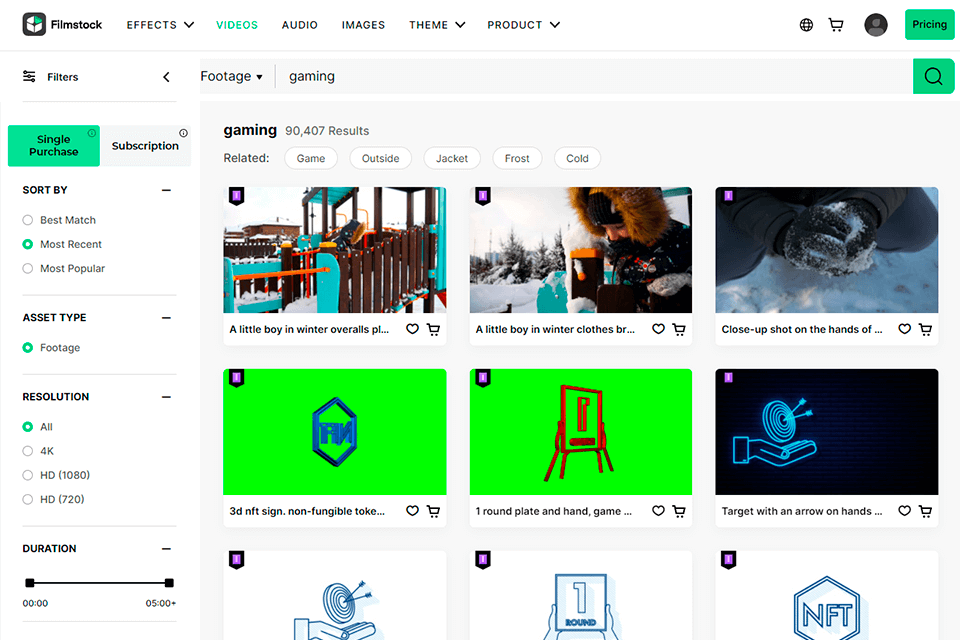 فيديو فيلمستوك