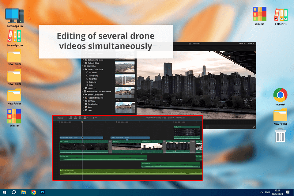 final cut pro drone video editing software