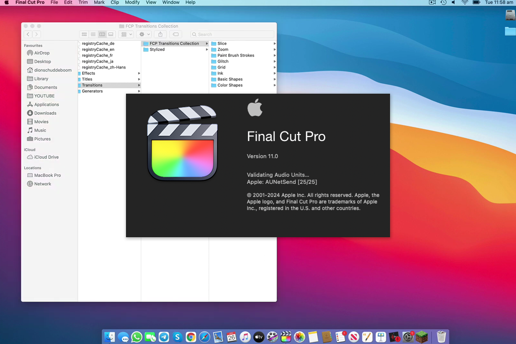 final cut pro installation