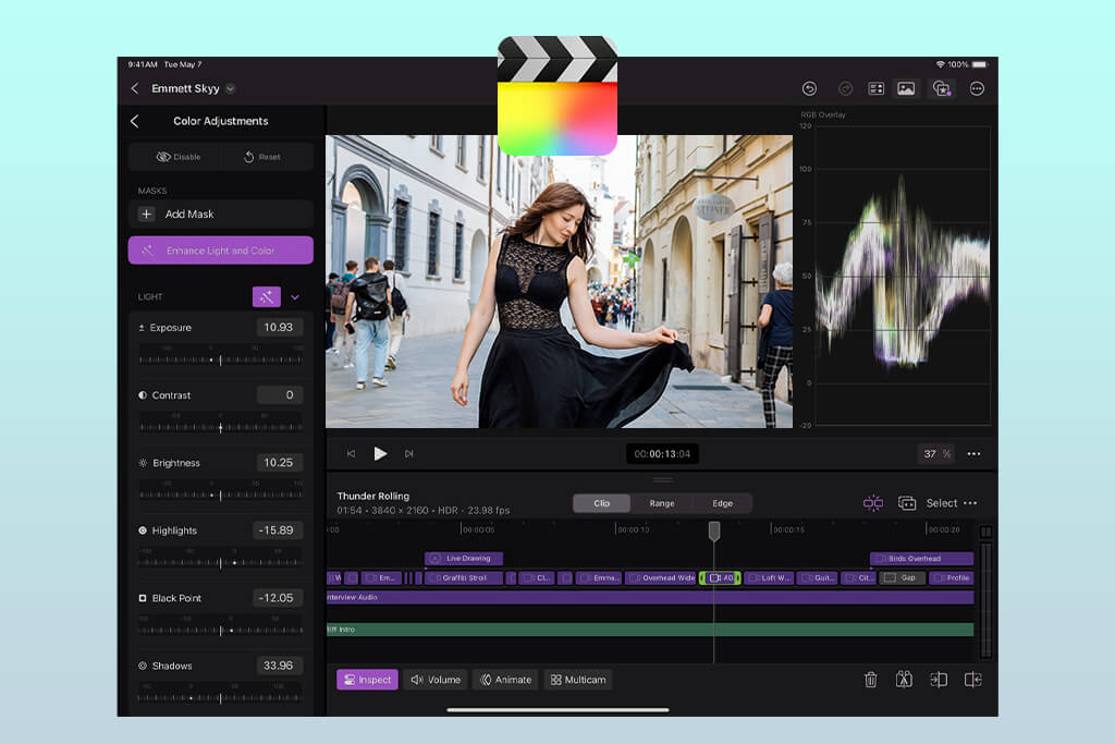 final cut pro on ipad video editing app for instagram