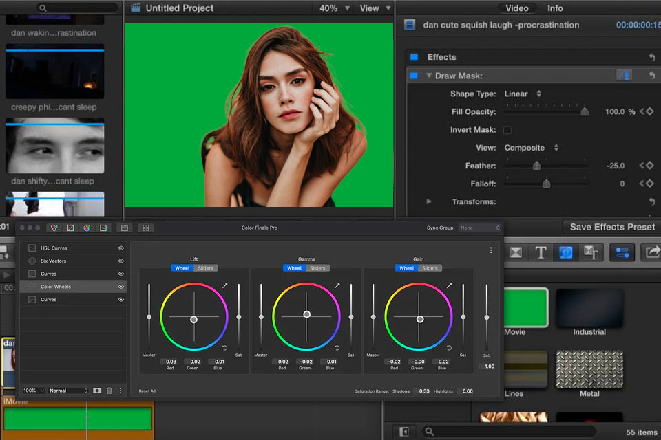 final cut pro shotcut alternative interface