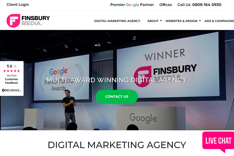 finsbury media interface