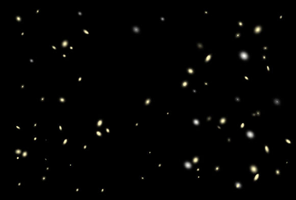 sobreposição de vaga-lumes