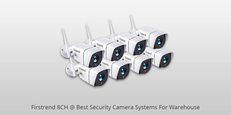 firstrend 8ch security camera system for warehouse