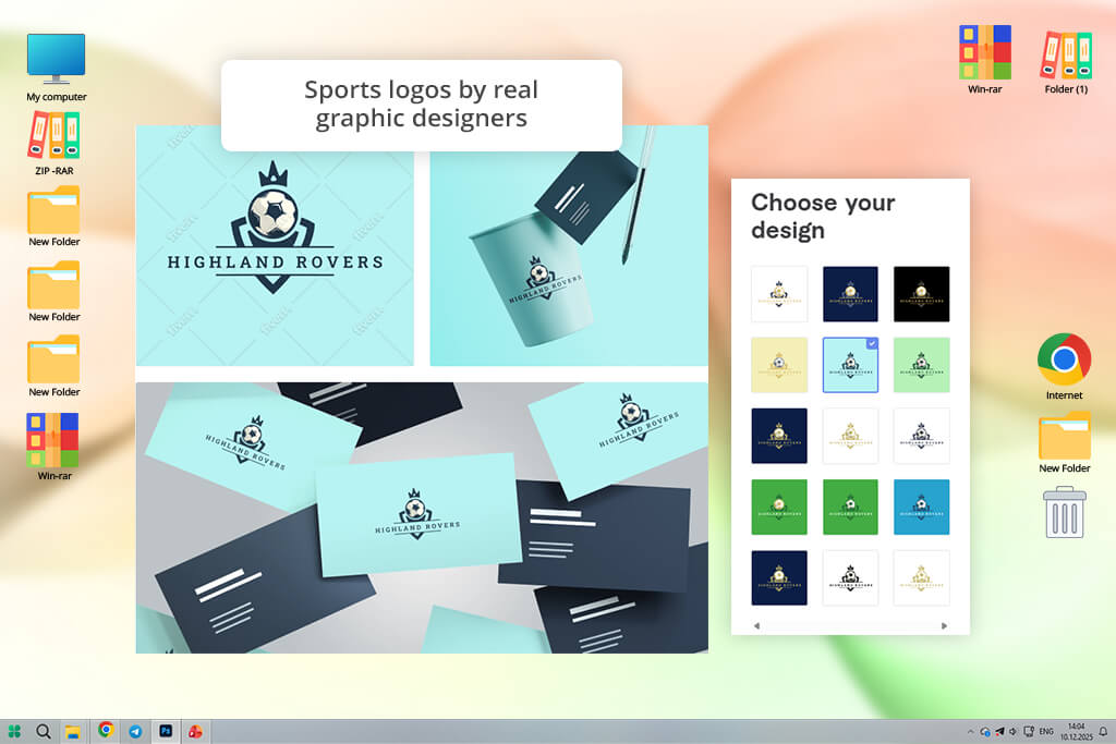 fiverr sports logo maker
