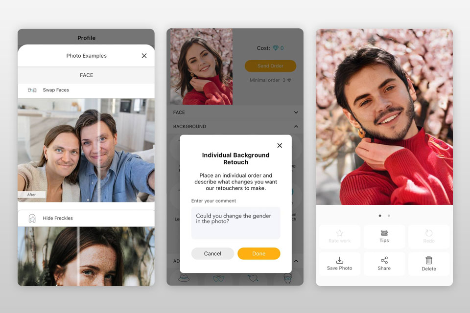 fix the photo editor & retouch gender swap app