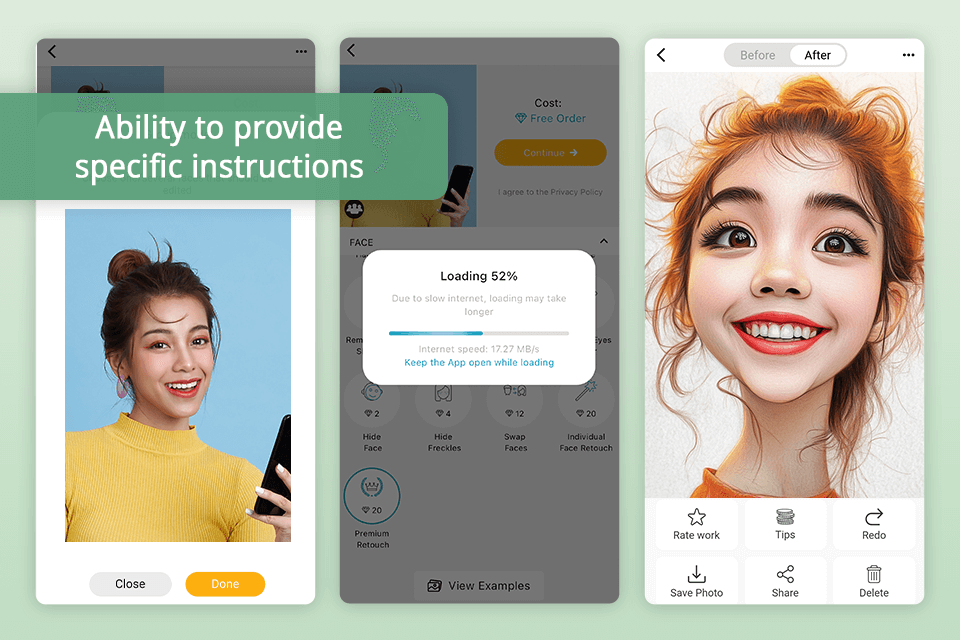 fix the photo editor & retouch turn a picture into a caricature app