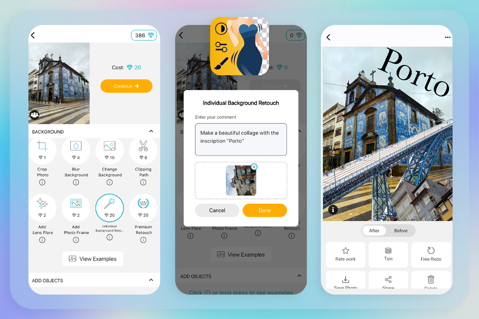 fix the photo body editor&tune photo collage app