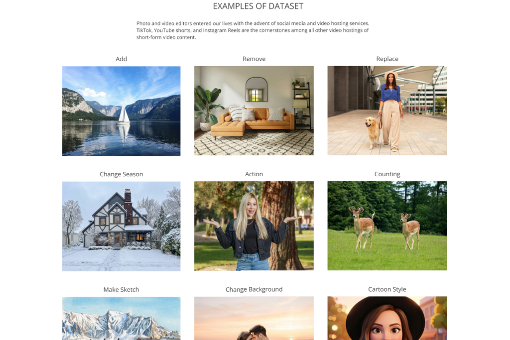 fixthephoto ai photo edit dataset image dataset for machine learning