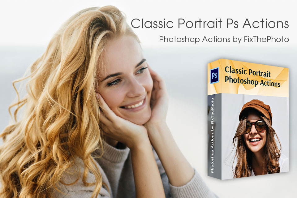 fixthephoto classic portrait photoshop actions collection