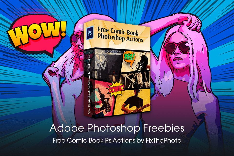 fixthephoto free comic book photoshop actions
