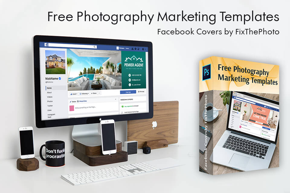 fixthephoto free marketing templates facebook covers