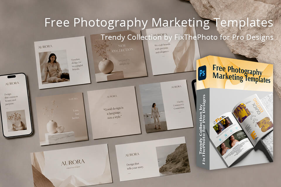 fixthephoto free photography marketing templates collection