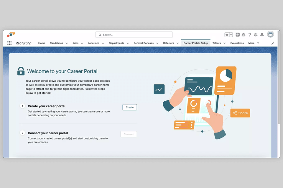flair platform career portal builder