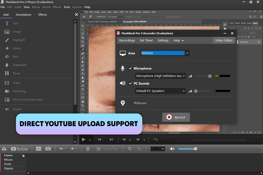 flashback express free screen recording software