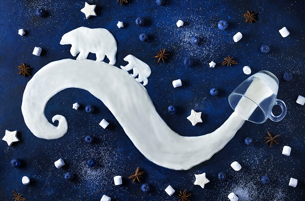 cookies photo idea with star map