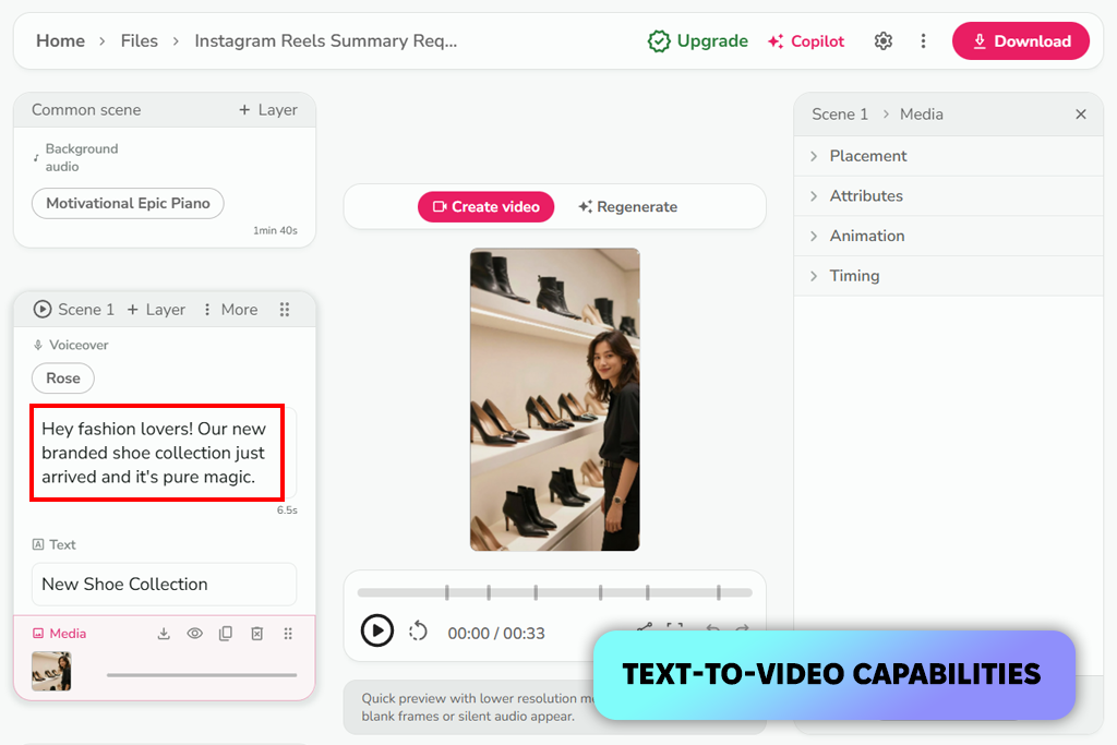 fliki ai reel generator