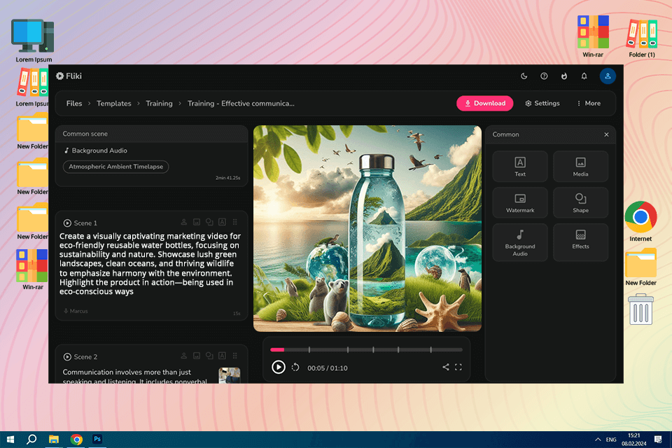fliki ai video generator