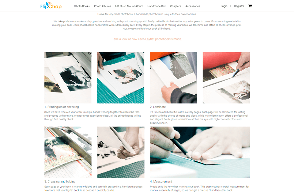 flipchap handcrafted books