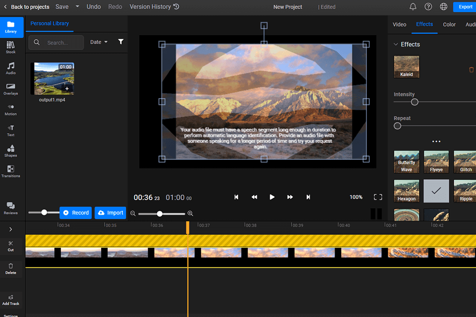 flixier video editor