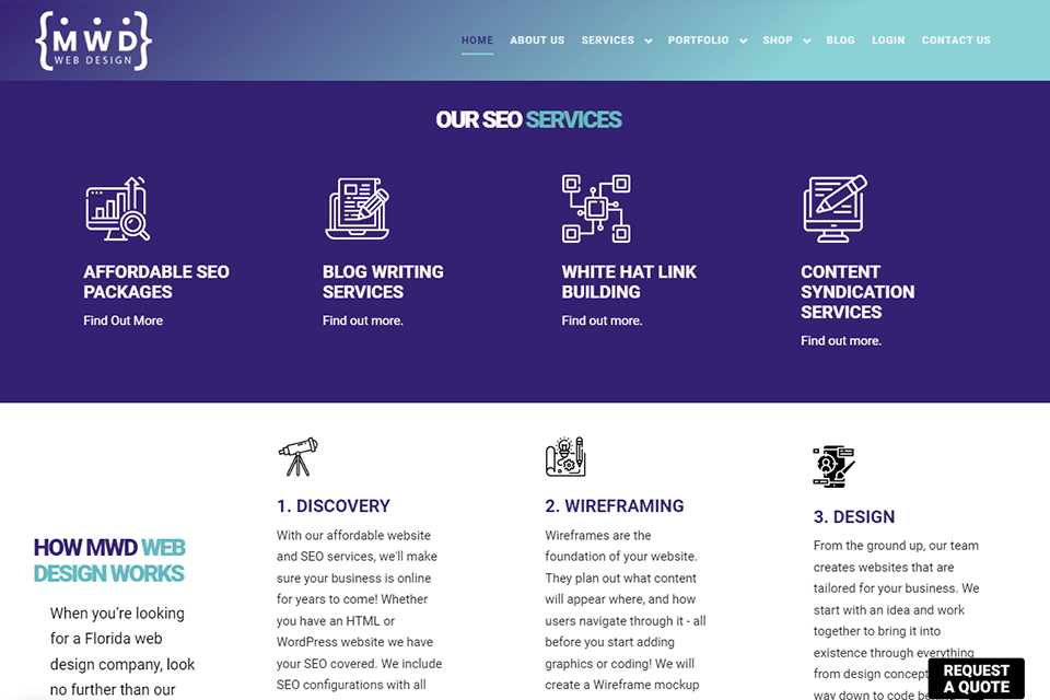 florida web design company search optimization