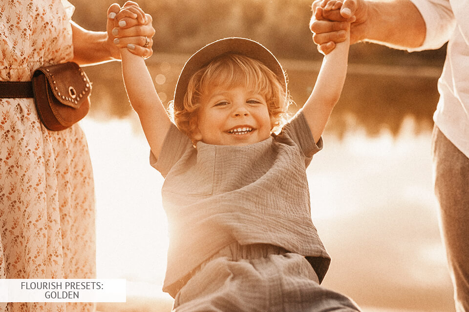 flourish presets golden