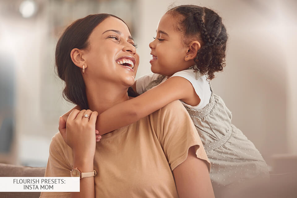flourish presets insta mom