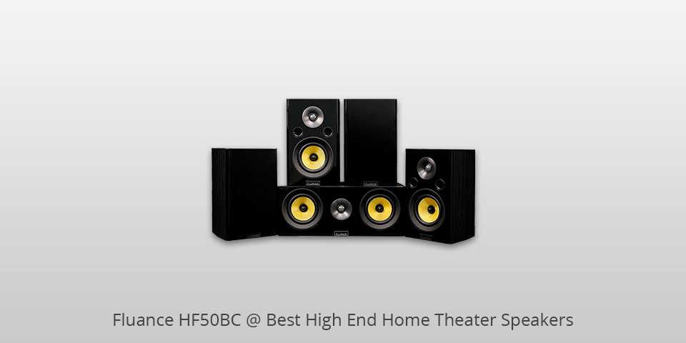 fluance hf50bc high end home theater speakers