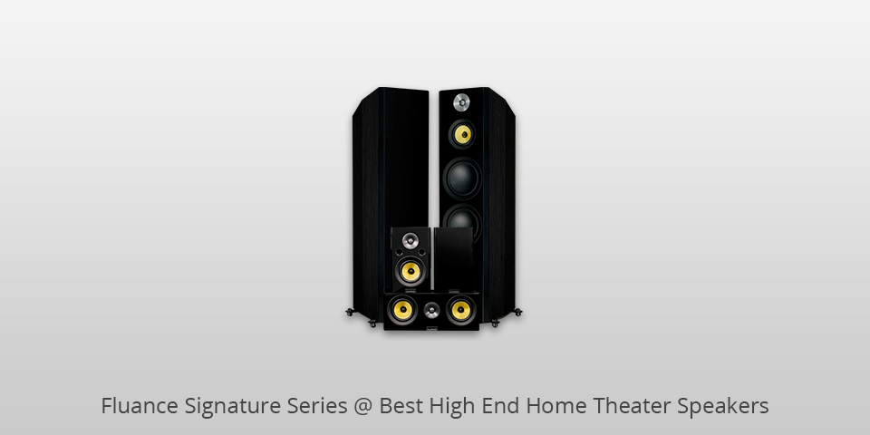 fluance signature series high end home theater speakers
