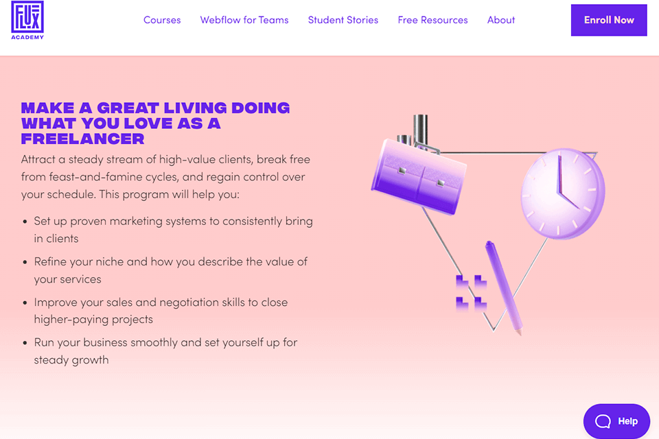 flux academy freelance