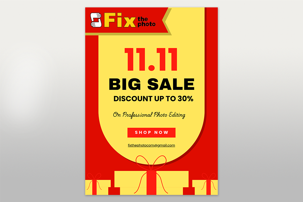 flyer design idea tempt with offer