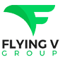 flying v group graphic design company logo
