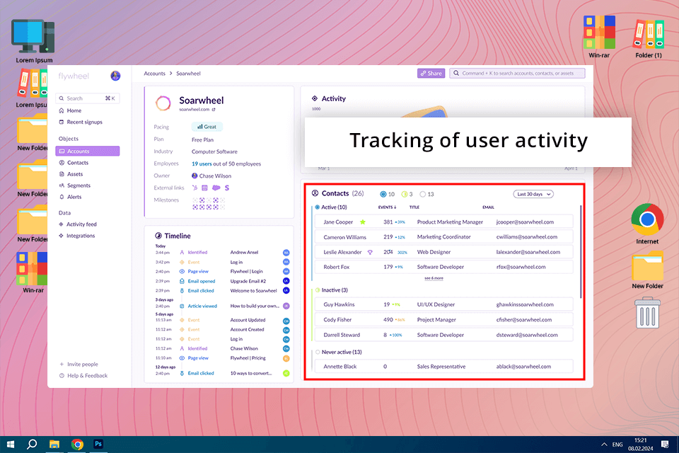 flywheel product analytics software