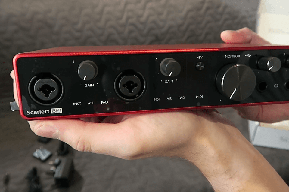 focusrite scarlett 8i6 audio interface for sonar