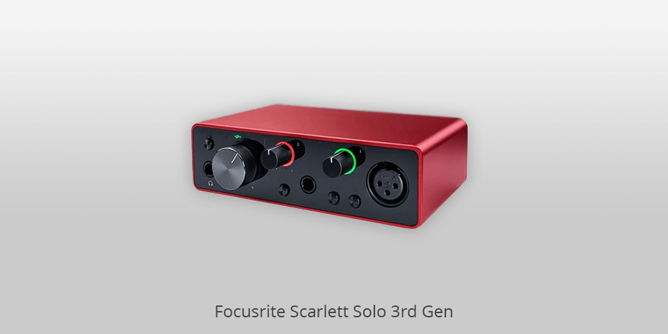 focusrite scarlett solo 3rd gen audio interfaces for ableton