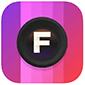 font candy picture caption app logo