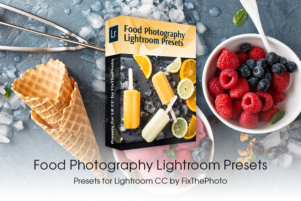 effects for ice cream photography