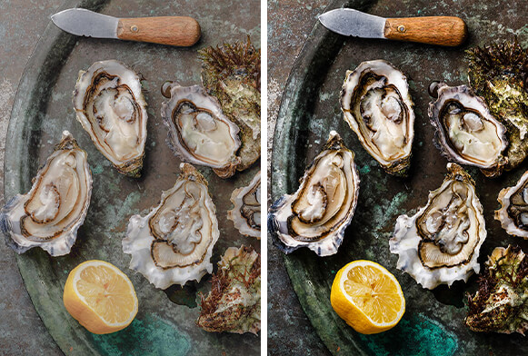 food actions photoshop