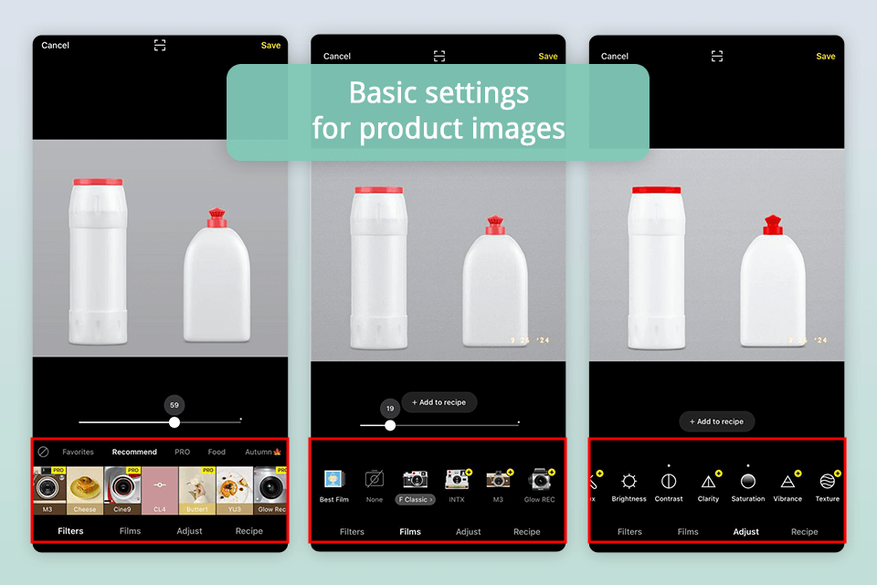 foodie app for product photography