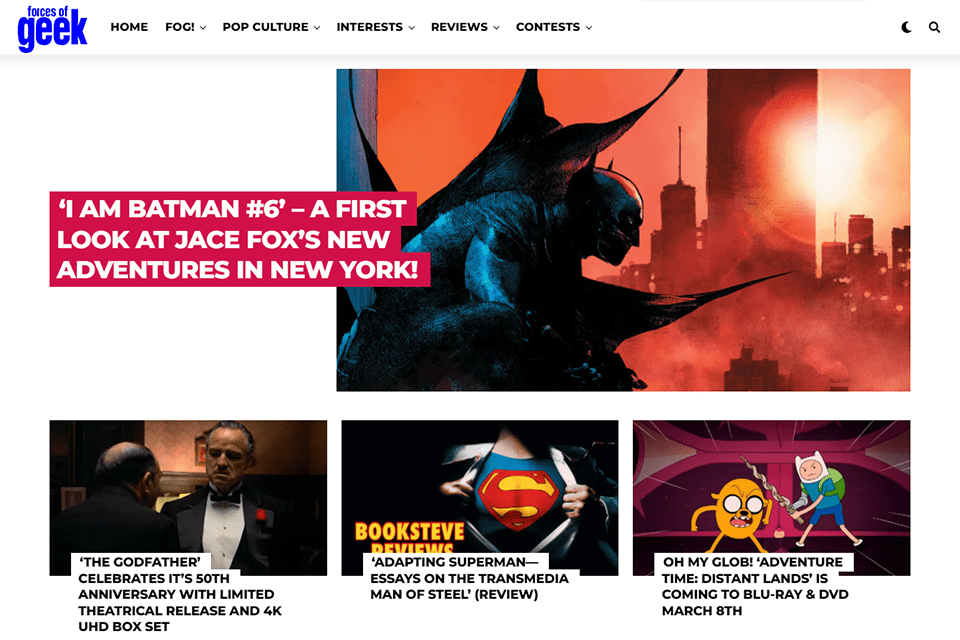 forces of geek entertainment blog