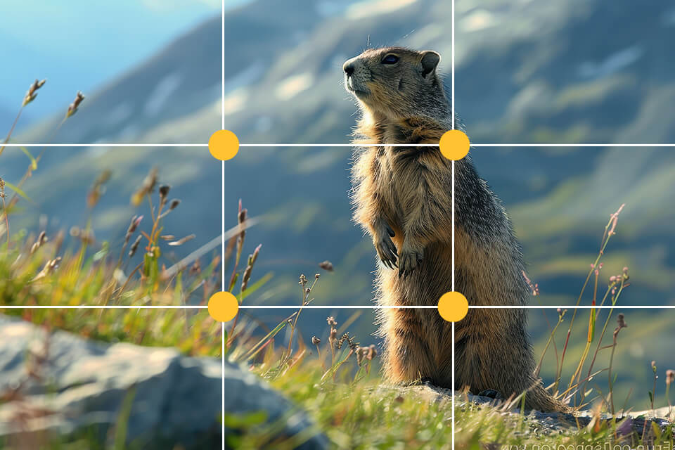 foreground in photography rule of thirds
