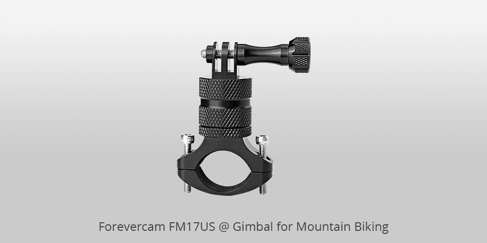 forevercam fm17us gimbal voor mountainbiken