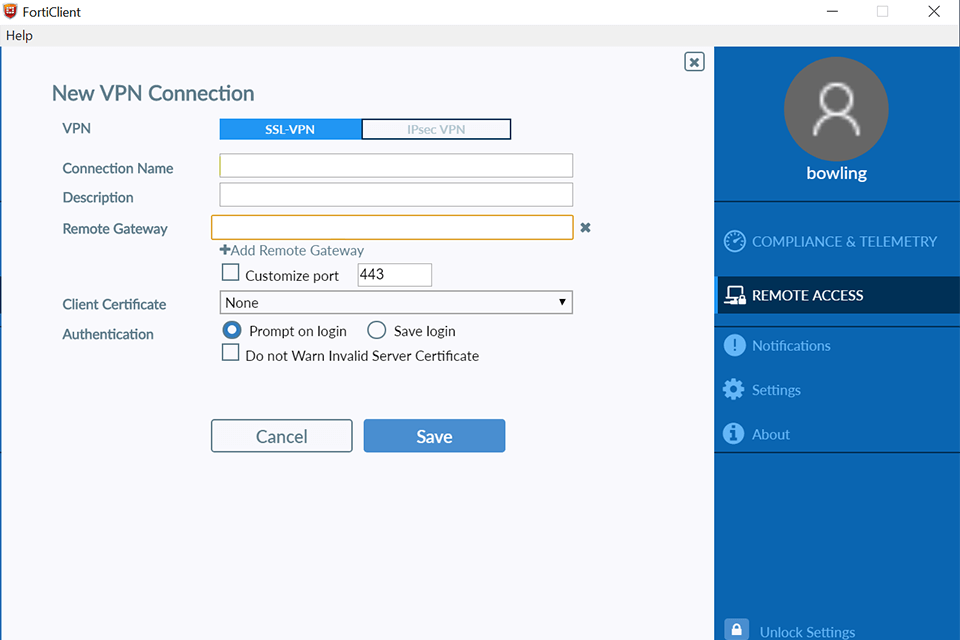 fortinet vpn client mac download