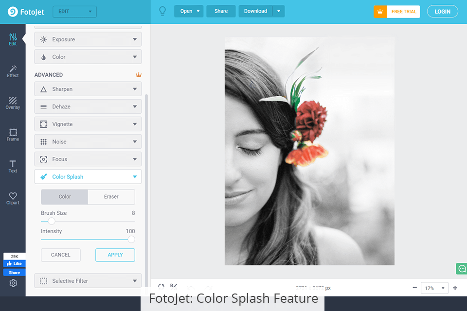 fotojet color splash