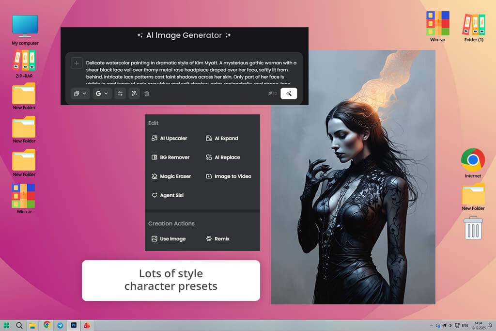 fotor ai character generator